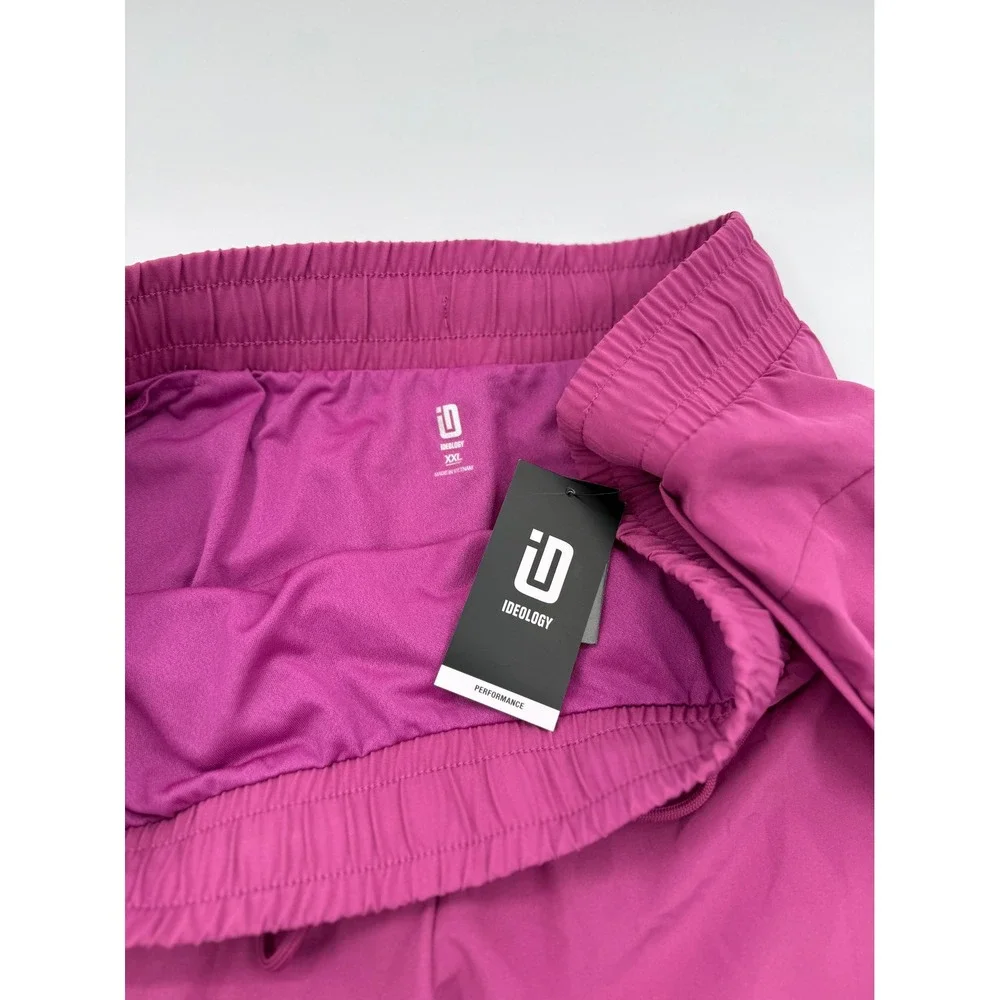 Ideology Womens Purple Cosmos Performance‎ Running Shorts XXL New With Tags
